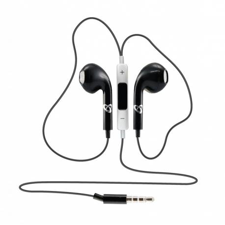 Sbox IEP-204B mikrofonos fülhallgató,fekete
